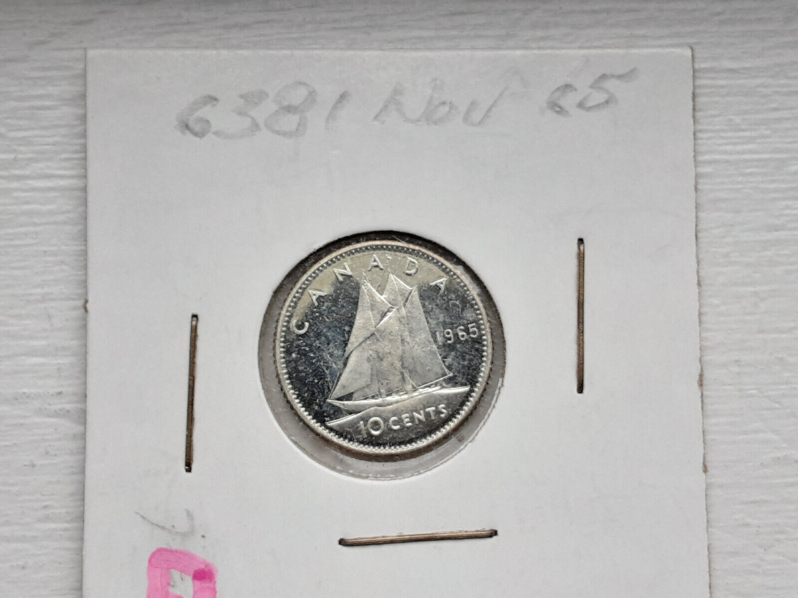 1965 Canadian Silver Dime - Canada 10 Cent a beauty