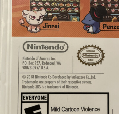 Sushi Striker: The Way of Sushido (Nintendo 3DS, 2018) NEW SEALED