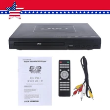 1080p DVD Player All Region Free DVD CD USB Player with AV+RCA Output US