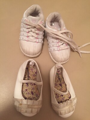 K-Swiss INFANT GIRLS SNEAKER Healthex Shoes SIZE White Pairs