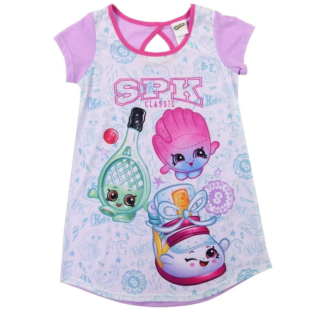 Shopkins Multicolor Ropa De Dormir Para niñas