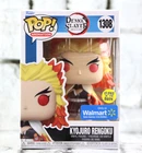Funko Pop Demon Slayer Kyojuro Rengoku #1308 GITD Walmart With Protector