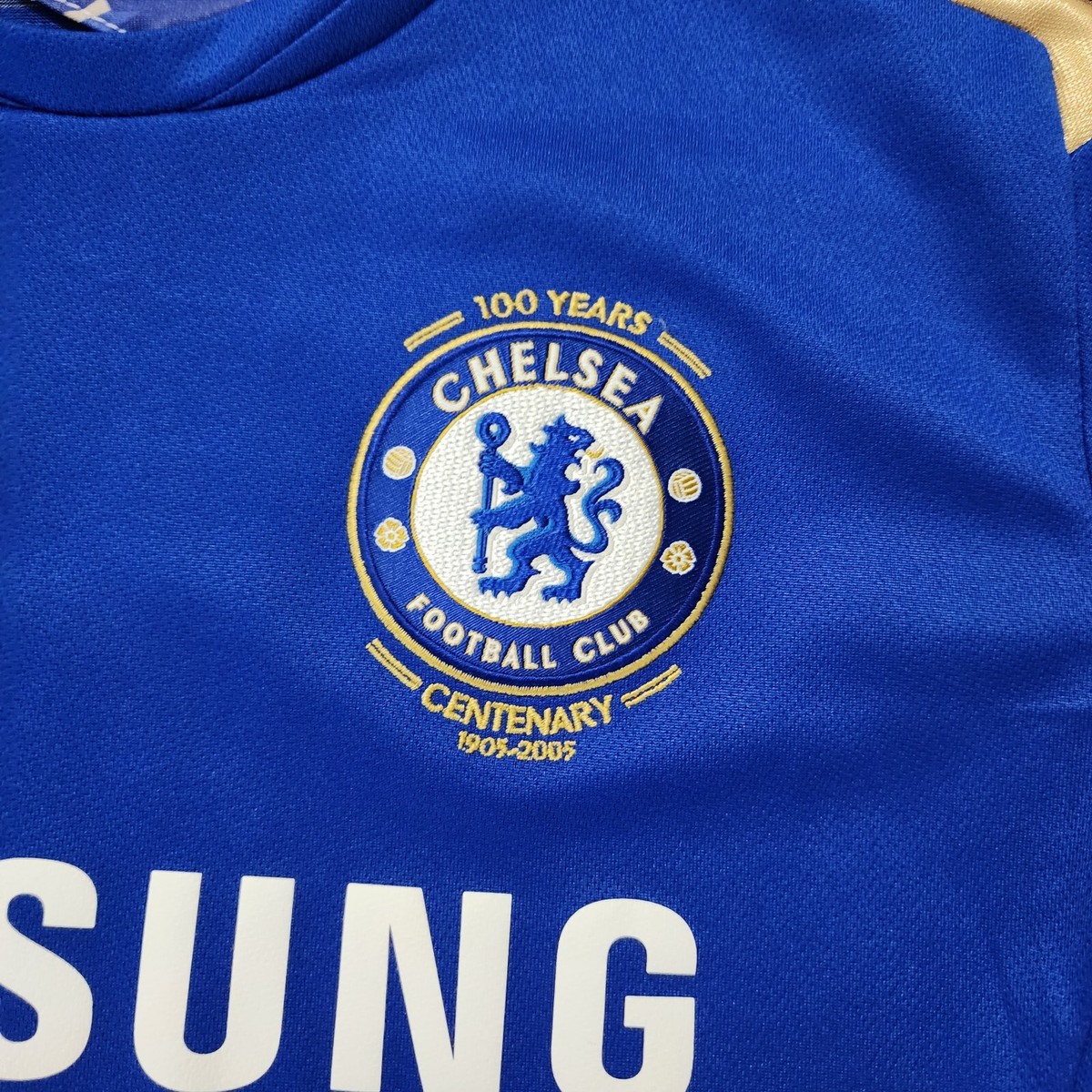 2006 Umbro Chelsea Home Soccer Jersey Hernan Crespo Kids L