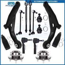 Front Wheel Hub Bearing Tie Rod Sway Bar Control Arm 2009-2015 For Dodge Journey