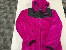 THE NORTH FACE FUZZY OSITO  HOODED  ZIP JACKET GIRLS LARGE 14  16