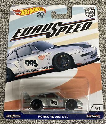2017 Hot Wheels Euro Speed PORSCHE 993 GT2 Car Culture Real Riders
