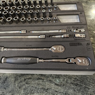 Snap-on 153gss05fmdt 53 pc 1/4” essential metric sae sockets