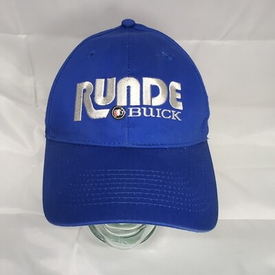 #ad #ad Runde Buick Auto Group Platteville Wisconsin Cap Adjustable Strapback Hat $13.00