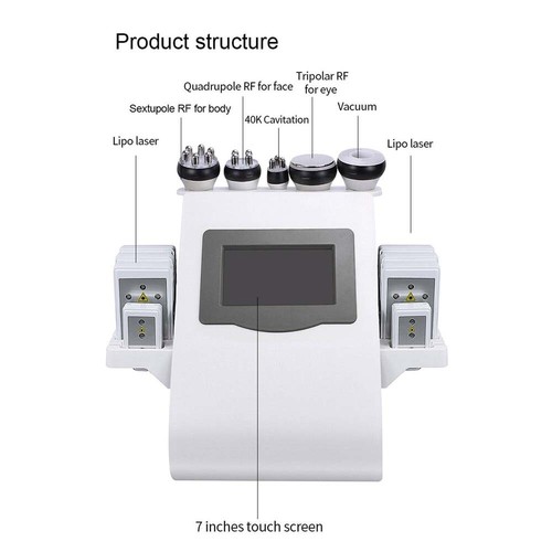 6 in1Ultrasonic Cavitation Machine 40K RF Radio Frequency Fat Body Beauty Device - Picture 12 of 14