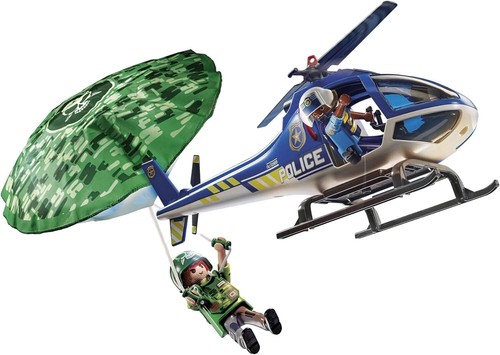 Original PLAYMOBIL City Action 70569 - Helicopter: Chase IN Parachute - Picture 3 of 4