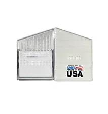 Chicago Latrobe 20pc HI-Moly M7 NUMBER Wire Gauge Drill Bit Set USA