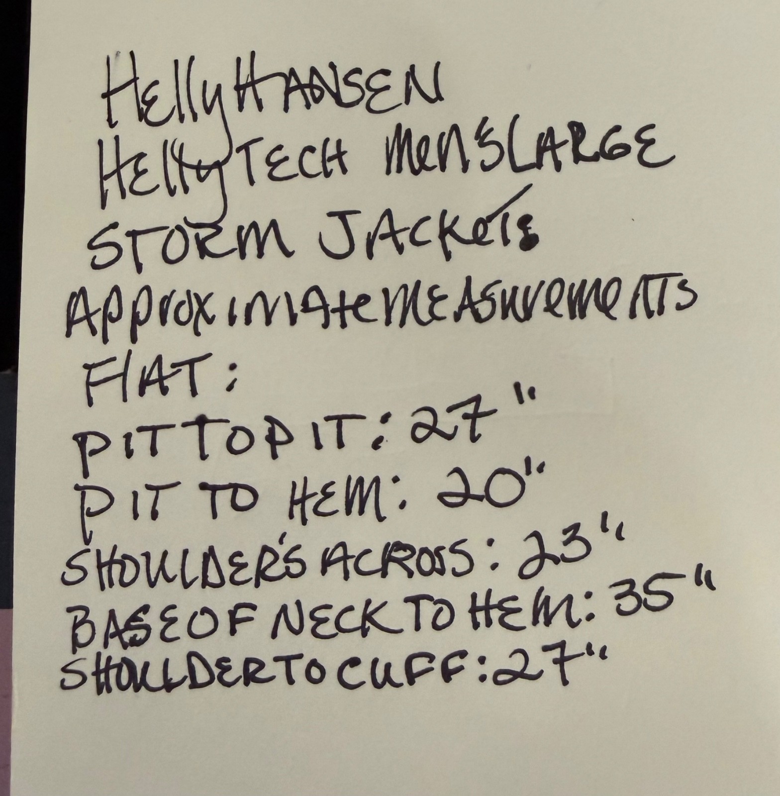 Hell Hansen Hellytech Workwear Men's Large Black … - image 13