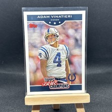 2006 Topps #4 Adam Vinatieri True Champions Indianapolis Colts
