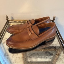 Vince Camuto Shoes Mens Size 9.5M Brown Leather WY-Layton Dress Loafers Classic