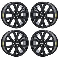 20" Cadillac XT5 Gloss Black Exchange Wheels Rims Factory OEM 4835 2017-2023
