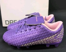 Dream Pairs Outdoor Soccer Cleats For Kids US 13 Purple & Pink