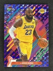 2025 Topps Finest Basketball Purple Geometric Refractor LeBron James #279