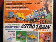 VTG 1968 Remco Astro Train Mighty Mike Astro Train Gift Set w/ Box