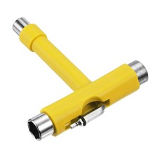 All-In-One Skate Tool Multi-Function Portable Skateboard Tool T Tool, Yellow