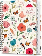 2026 Planner, Weekly and Monthly Calendar Planner Agenda, Jan 2026 - Dec 2026,