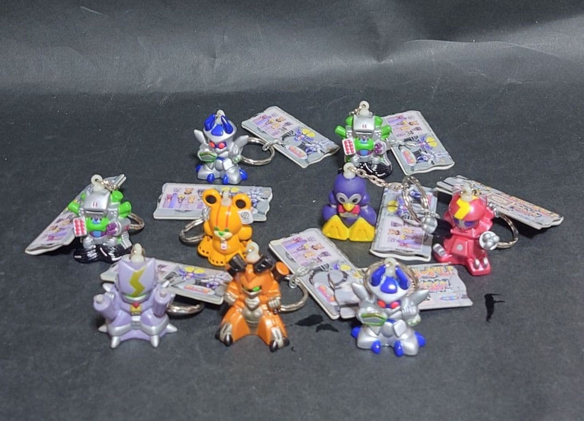 matatabi　まとめ売り Medabots Keychain Set - 9 Pieces w/ Original Tags - Robot & Animal