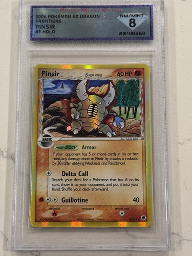 Pokémon TCG EX Dragon Frontiers Pinsir Delta Species 9/101 Reverse Holo DSG 8