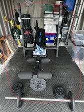 Workbench With Bars And Weights