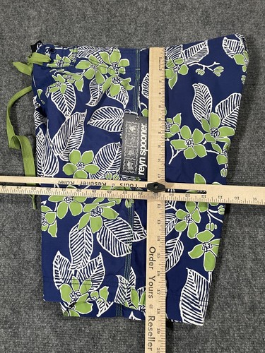 Reyn Spooner Swim Shorts Mens 30 Blue Green Nupolupolu Royal Floral Board Trunks - Picture 7 of 9