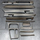 BMW 7 Series F02 Fine Line Natural Trim Set Interior Door Dash Inserts Brown