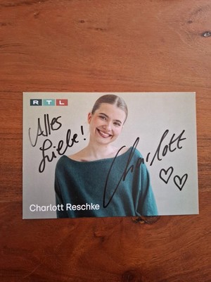 Charlott Reschke Autogramm aus GZSZ