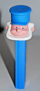 Vintage 1965 PEZ Sailor Candy Dispenser No Feet Blue Color Austria