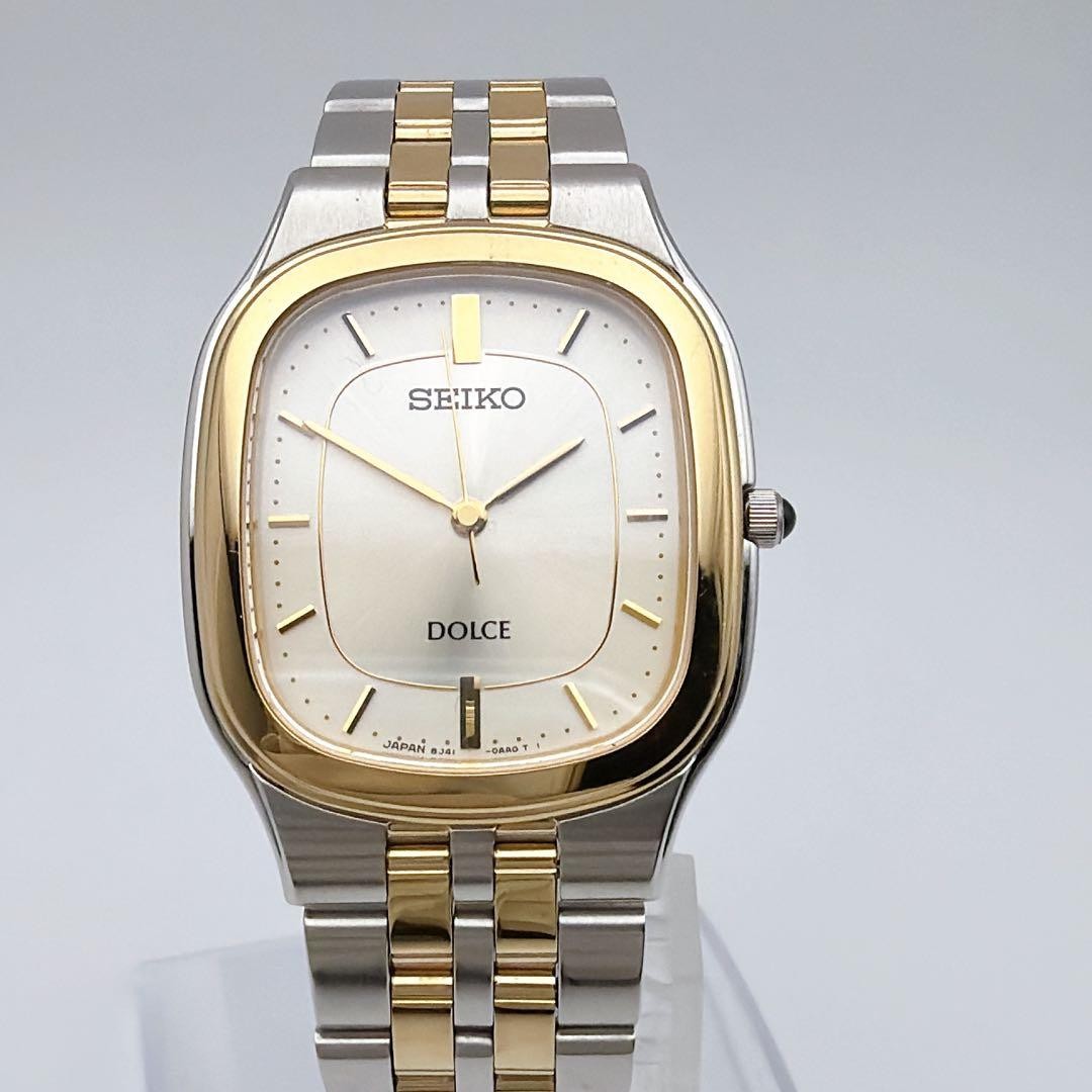 SEIKO Dolce Rectangular Watch Timepiece BOYS Genu… - image 2