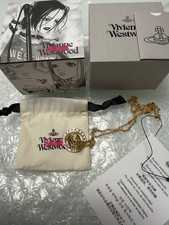 Vivienne Westwood x Nana Orb Pendant Necklace 25th Limited Gold White w/Box NEW