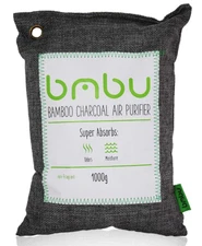 Large Bamboo Charcoal Air Purifying Bag, Deodorizing Freshener, 1000g