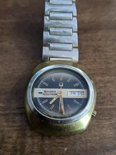 1974 Accutron 218 Men's Wristwatch 2182 N3 10kt Gold Filled 