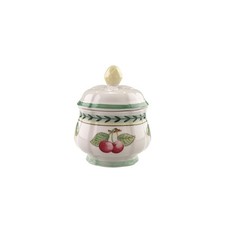 Villeroy & Boch French Garden Fleurence Covered Sugar Bowl, 6.75 oz, Porcelain