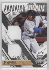 2019 Elite Extra Edition Dual Prospect Materials Black 178/249 Khalil Lee 0s3