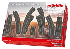 Märklin Start up 24904 - C-Gleis-Ergänzungspackung C4, Modeleisenbahn Spur H0, N