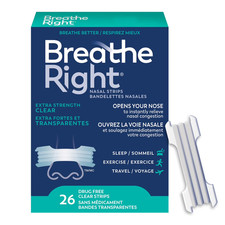 Breathe Right Nasal Strips Clear, Extra Strength, Instantly Relieve Nasal