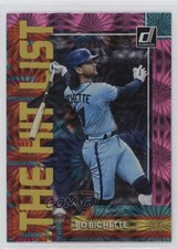2022 Panini Donruss The Hit List Pink Fireworks Bo Bichette #THL-5 0xu1