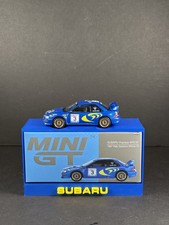 Mini GT Subaru Impreza WRC97 1997 Rally SanRemo winner #3 (1:64)
