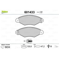 1X Bremsbelagsatz, Scheibenbremse Valeo 601433 Passend FüR CitroËN Peugeot