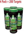 4 Pack UFO Targets Caldwell Claymore ClayCopter 110mm Disc 1243747 Glow N Dark