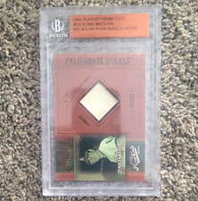 Playoff 2004 Prime Cuts Nolan Ryan MLB Icons Material Jsy #55 /50 BGS.