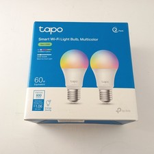 2 TP-Link Tapo Smart Light Bulbs 16M Colors R...