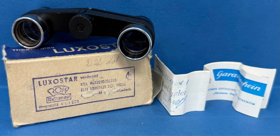 ROW Opernglas Theaterglas Luxostar DDR 1981 - Bild 4 von 4