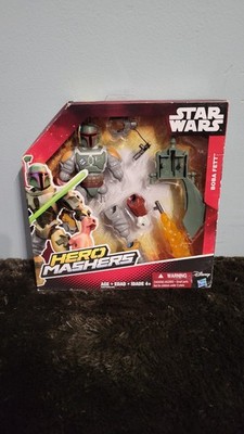 Star Wars Hero Mashers Boba Fett Action Figure Hasbro New Sealed Box Wear