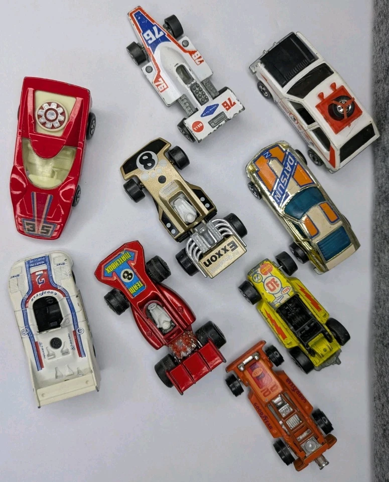 Vintage 1970s–80s Diecast Racing Car Lot (9) – Hot Wheels Matchbox Lesney Tomica - Image 2 of 4