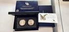 2012 AMERICAN SILVER EAGLE SAN FRANCISCO 2-COIN SILVER PROOF SET-FREE SHIPPING!!