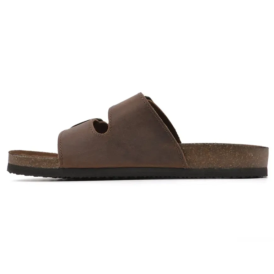 Sandalia cómoda con plantilla de cuero Helga para mujer Foto 3 de 4